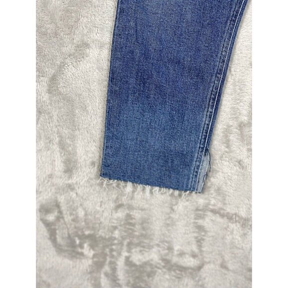 AGOLDE Nico High Rise Skinny Jeans - Button Fly - Dark Wash - Made in USA -27 - Picture 14 of 14